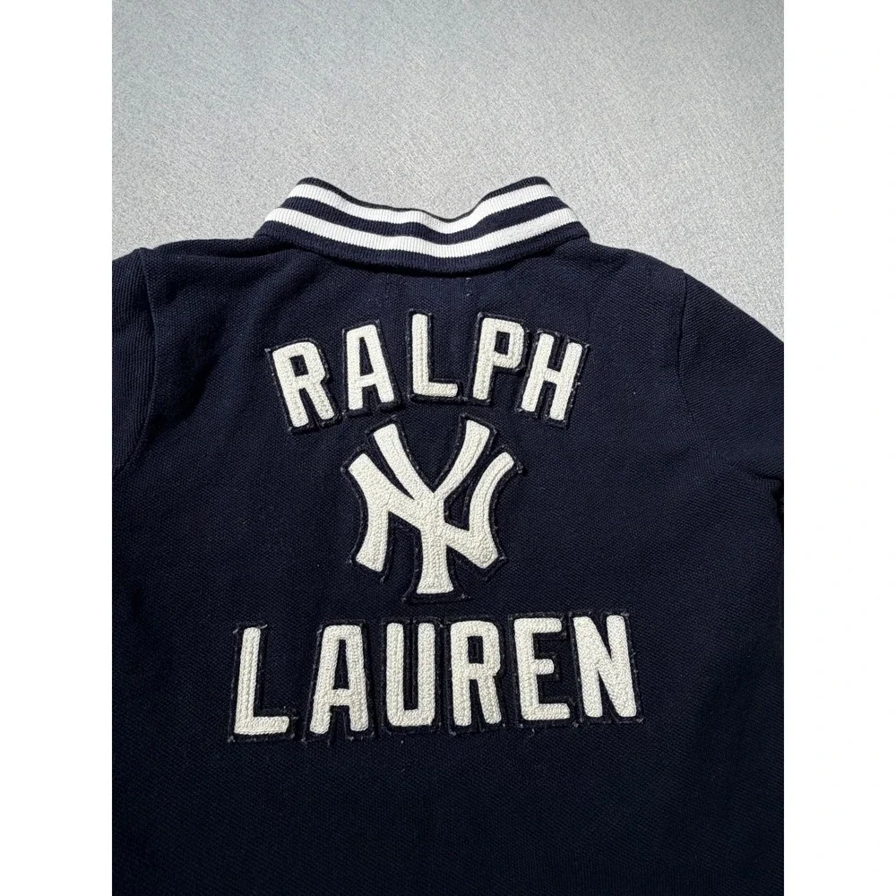 Ralph Lauren NY Yankees Polo Shirt Kids 24M Navy Blue MLB Collaboration